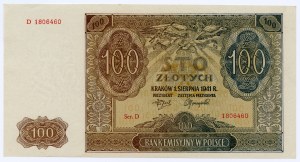 100 złotych 1941, Seria D