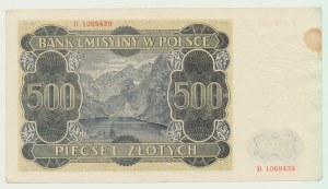 500 zloty 1940, Highlander, B series