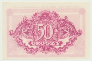 50 groszy 1944, odbitka z oryginalnych klisz 1974