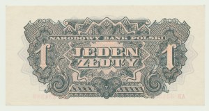 1 złoty 1944 ...owym, wczesna druga ser. AB