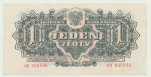 1 zlotý 1944 ...owym, ser. OC