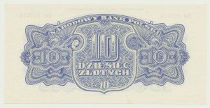 10 oro 1944 owe-, stampa da lastre originali 1974, ser. Dd 823518