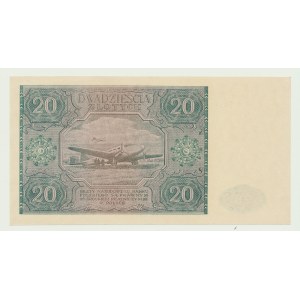 20 złotych 1946, ser. B, mała litera
