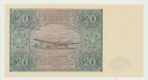 20 złotych 1946, ser. B, mała litera