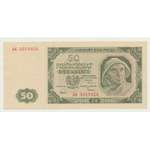 50 zloty 1948, ser. AK