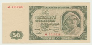 50 złotych 1948, ser. AK