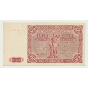 100 złotych 1947 - ser. A