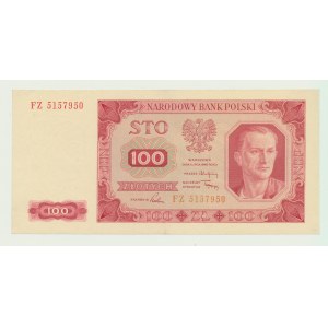 100 zloty 1948, serie FZ - senza cornice