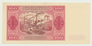 100 złotych 1948, seria FZ - bez ramki