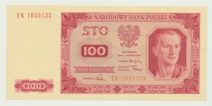 100 złotych 1948, seria IN