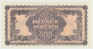 500 złotych 1944 owe-, odbitka z oryginalnych klisz 1974, ser. BH 780347