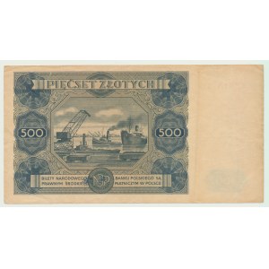 500 Zloty 1947, SERIE L2, selten
