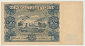 500 zloty 1947, SÉRIE L2, rare