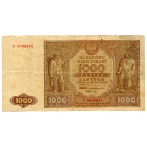 1000 złotych 1946, ser. M