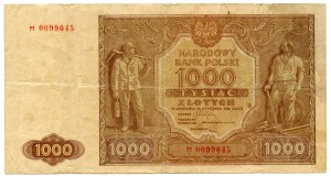 1000 złotych 1946, ser. M