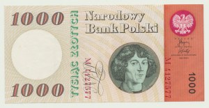 1000 zloty 1965, série M