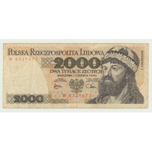 2,000 zloty 1979, Mieszko, ser. W