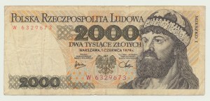 2 000 zlatých 1979, Mieszko, ser. W
