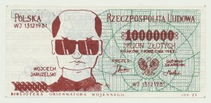 Solidarita, 1.000.000 zl 1987, Jaruzelski, CEGIEŁKA 200zł