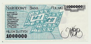 Solidarity, 1,000,000 zlotys 1987, Jaruzelski, CEGIEŁKA 200zł