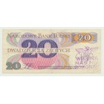Solidarność, 20 zloty 1982, timbre WRONA NAS NIE POKONA
