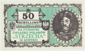 Brick 50 schilling, for the Fund of the Union of Poles 