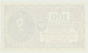 Brick 100 schilling, for the Fund of the Union of Poles 