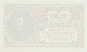 Tehla 200 šilingov, pre fond poľského združenia 