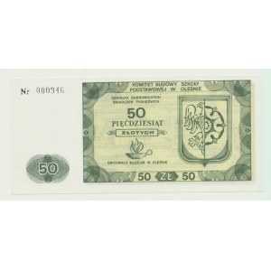 Brick, 50 zlotys, No. 000946, for the Museum in Olesno, National School Relief Fund