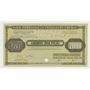 Chèque de voyage NBP 2000 or 1990, petite ser. M, Slovaquie
