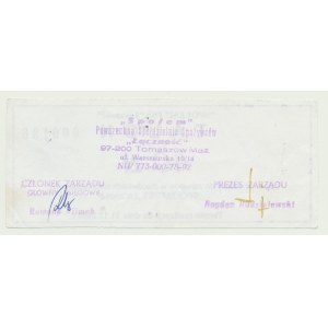 40 Zloty 2000, Społem Einkaufsgutschein, Nr. 000196, Tomaszów Mazowiecki, B. RZADKIE