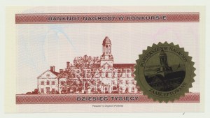 10 000 PLN, Bankovka s cenou súťaže