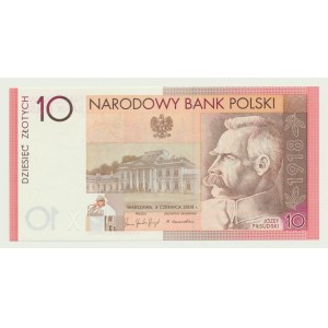 10 złotych 2008, Józef Piłsudski, 0N0009680
