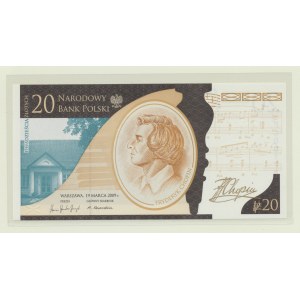 20 gold 2009, Frederic Chopin, FC0116520