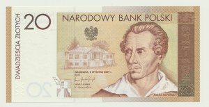 20 PLN 2009, Juliusz Słowacki