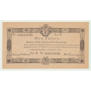Varšavské vojvodstvo, 2 toliare 1810, faksimile BN - 1968