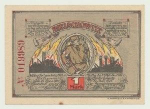 Bielszowice, 1. značka 1921, na pamiatku poľského povstania 1921, v poľskom jazyku