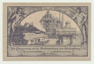 Zabrze (Hindenburg), 500 000 mariek 1923