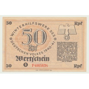 Winterhilfe für die deutsche Bevölkerung, 50 fenig 1940-41