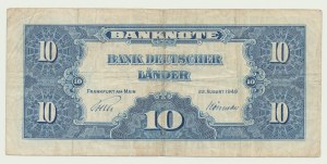 Niemcy (RFN), 10 marek 1949, ser. N...Y, rzadkie