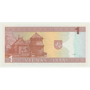 Lituania, 1 lit 1994, 3a serie AAC