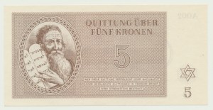 Getto Teresin w Czechach, 5 koron 1943, A002