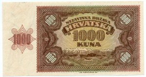 Croatia, 1000 kun 1941