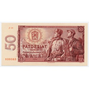 Tchécoslovaquie, 50 couronnes 1964