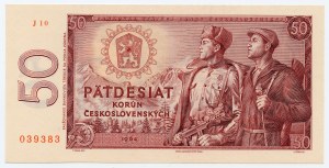 Tchécoslovaquie, 50 couronnes 1964