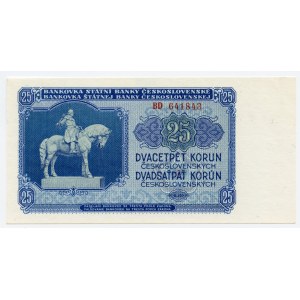 Czechoslovakia, 25 crowns 1953