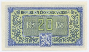 Czechoslovakia, 20 crowns (1945)