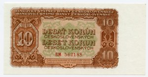 Tschechoslowakei, 10 Kronen 1953