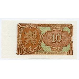 Tchécoslovaquie, 10 couronnes 1953