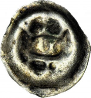 RRR-, Norwegia, Håkon VI Magnusson 1355-1380. Brakteat(Hulpenning), Bergen